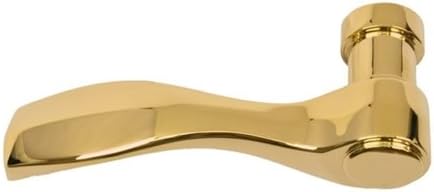 Andersen Newbury Style Lever Handle Left Hand in Bright Brass