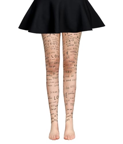Image of FANCAME Women's Sheer Patterned Tights-Graphic Pantyhose with Trendy Hot Sexy Design
