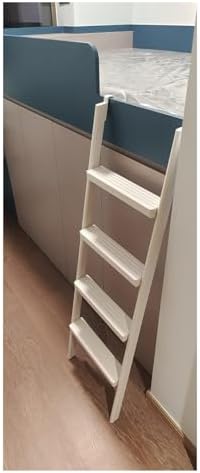 Black Egress Ladder for Basement Windows, Bunk Bed Climbing Step, Twin Bed Side Ladder for RVs & Travel Trailers, 65 Inch (1.65m) Home School Use