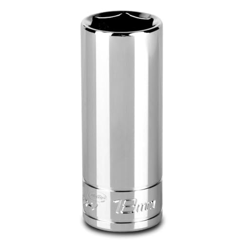 3/8 in Drive 18 mm 6-Point Metric Deep Socket, Mfr: 1-2372-A