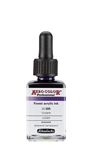 Encre aérographe violette Schmincke AERO COLOR fluide et résistante