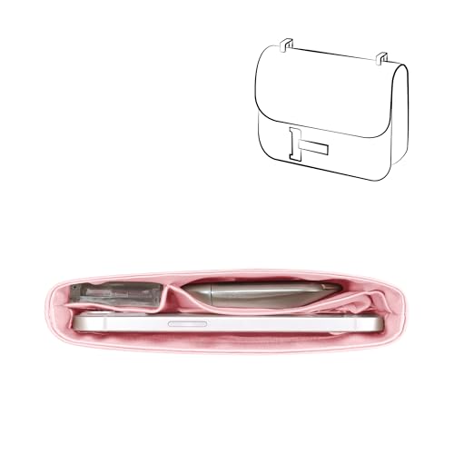 Image of Constance Bag Insert Organizer For Hermes(24singlegusset,Pink)