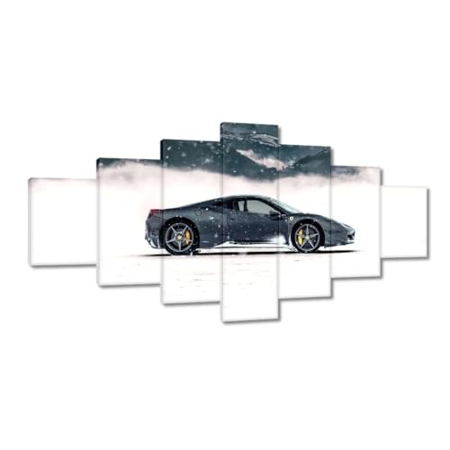Décoration murale haut de gamme peinture imprimée sur toile voiture de sport N° H7096Z_PC7A