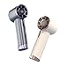 KFZQLRYMX Car Electric Fan Fit for Bladeless Handheld Fan USB Rechargeable Portable Hand Fan Electric Eyelash Fan Outdoor Highspeed Reduce Temperature(White)