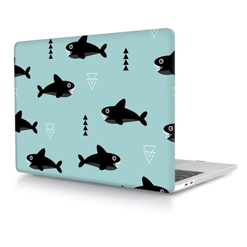 Carcasa rígida MacBook 12 A1534 protector delgado de alta resistencia tiburón