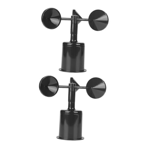 Levemolo 2pcs Abs Marine Wind Speed Sensor Housing Wind Indicator Shell for Sailboat Wind