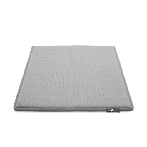Paw Inspired Cooling Crate Memory Foam Pad