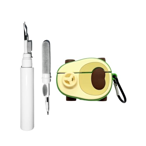 Coque Airpods Pro 3 en silicone souple SKPY avec stylo de nettoyage et porte-clés
