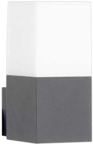 Silumen Wandlamp grijs LED IP44 aluminium voor lampen E27