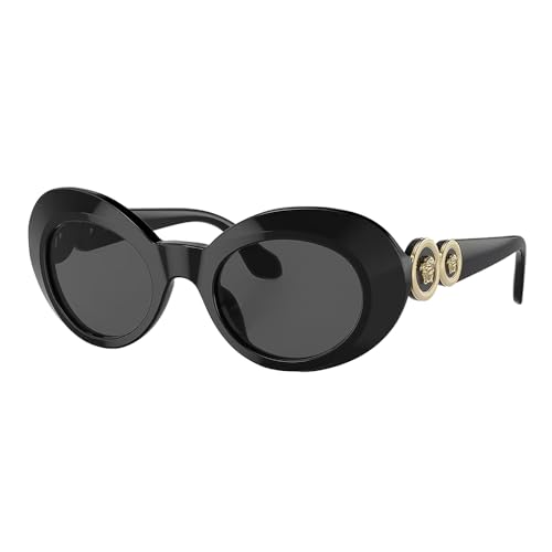 Versace Kids VK 4428U GB1/87 Black Plastic Butterfly Sunglasses Grey Lens