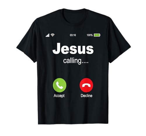 Jesus Calling - Iglesia bíblica religiosa cristiana Camiseta