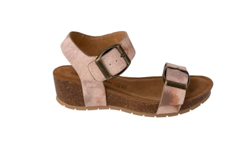 Sandale compensée Marielle Chattawak camel pointure 38 pour femme