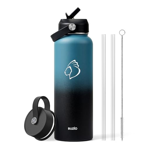 Borraccia Sport Cannon Sports 1 Litro - Con 2 Coperchi, Cannuccia