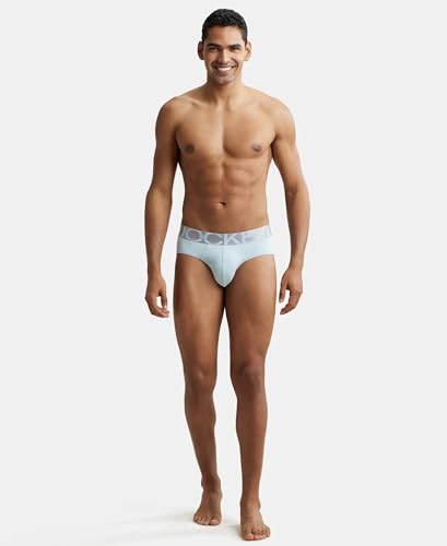 Image of Jockey IC27 Men's Tactel Microfiber Elastane Stretch Solid Brief with Moisture Move Treatment
