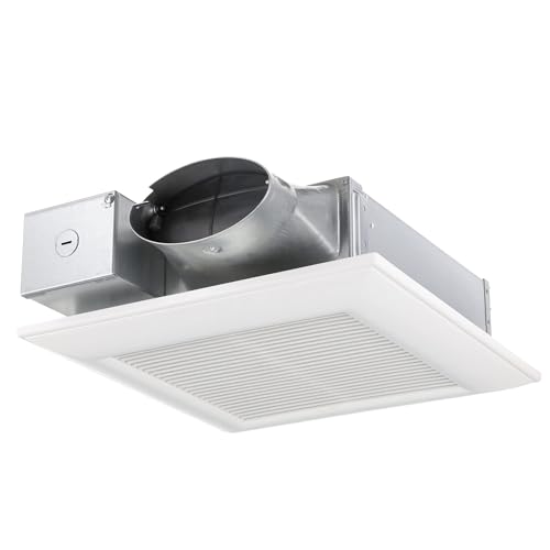 Panasonic WhisperValue Ceiling/Wall Mount Bathroom Exhaust Fan, 50-80-100 CFM, FV-0510VS1