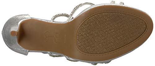 Jessica Simpson Women's Jaeya Heeled Sandal, Platinum, 8 M Us #TOP3