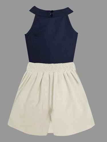 Image of A.T.U.N. (ALL THINGS UBER NICE) Girls Tank Top and Skort Set | Stylish Sleeveless 2 Piece Outfit Set for Kids | Comfortable Soft Fabric Clothing Set for Girls