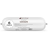 Raw Paws Signature Pet Food for Dogs & Cats - Venison, 3-lb Rolls (6 Pack) - Raw Frozen Dog Food - Natural Food Rolls - Deer for Dogs - Dog Venison Diets, Refrigerated Dog Food