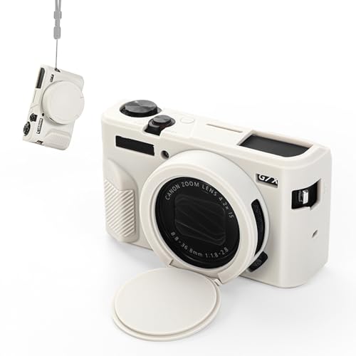 Funda protectora de silicona para cámara Canon PowerShot G7 X Mark II miniatura 1