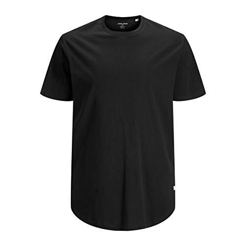 JACK & JONES Mens Noa T-Shirt Plus Size Tee Top Black 5XL