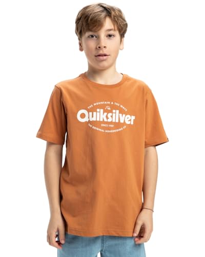 Quiksilver Garçon Ev Shape All Days YTH T-Shirt, Bran, 12 Ans EU