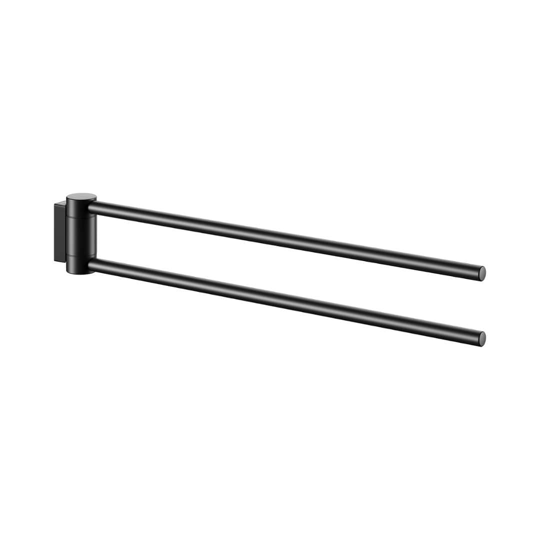 Keuco Edition 11 - Handdoekhouder, lengte 100 cm, zwart chroom geborsteld 11101131000