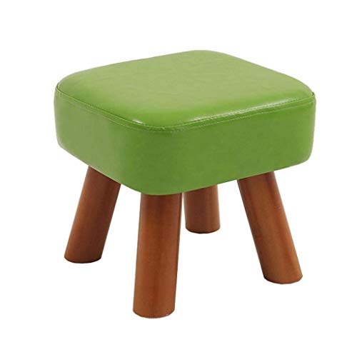 Tabouret de maquillage rembourré petit banc vert durable