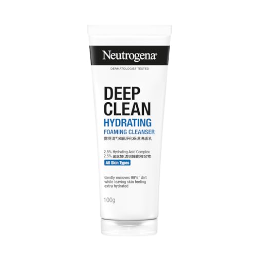 Neutrogena Deep Clean Hydrating Foaming Cleanser For Dry Sensitive Skin 100g