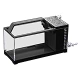 Kit de acuario | Acuario compacto inteligente pecera con filtro integrado y luz - Bomba silenciosa y monitor de temperatura para bettas, guppies, camarones