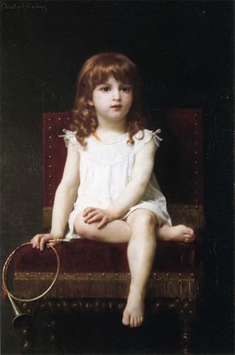 Portrait de la fille de Rudyard tableau d'art décoratif pour bureau
