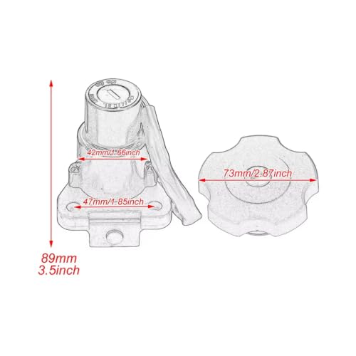 Bouchon réservoir d'essence pour road trip en XT600 et TW200