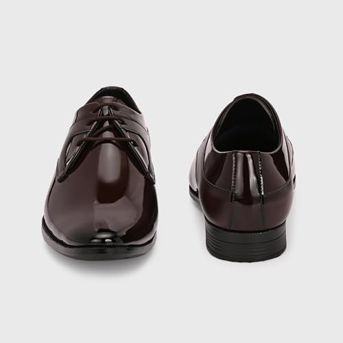 Image of Centrino Men's Formal Lace-Up Shoes | Soft & Comfortable Formal Shoe| Stylish-Looking Footwear (9358)