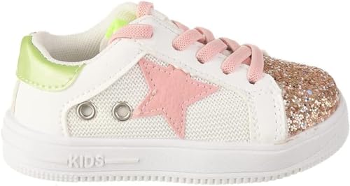Moda By Athena Todllers Little Girls Glitter Sneakers Casual Shoes Chic Style Stars Design  cover