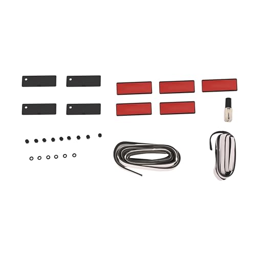 HECASA Rear Window Scoop Louver Sun Shade Cover Compatible with 2008-2023 Dodge Challenger - Black, ABS Material by HECASA - Image 7