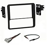 Car Stereo Kit for 1998-2002 Chevrolet S-10 Blazer, Pickup, Sonoma, Double Din, Wire Harness, Antenna Adapter with Non Bose or Amplified System