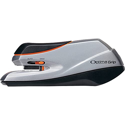 Swingline Electric Stapler, 20 Sheet Capacity, Quick Reloading, Portable, Optima Grip, Orange/Gray (48207) #TOP1