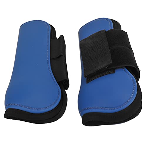 Botas de perna de cavalo PU Shell Neoprene Botas de tendão de cavalo para competição segura de salto