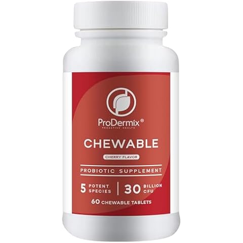 PRODERMIX Chewable Probiotic 30 Billion CFU Cover
