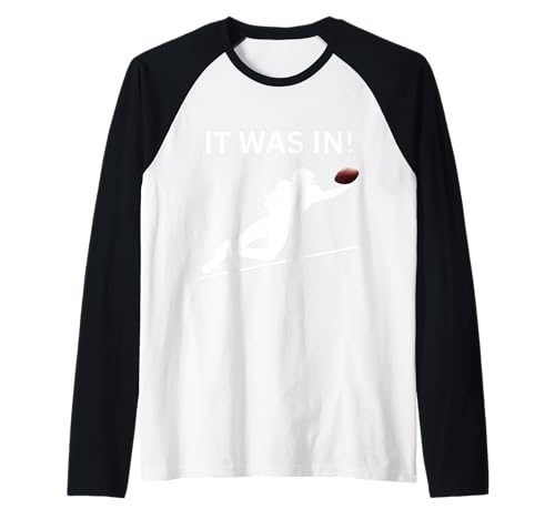 ¡Jugador de fútbol Divertido en el Que Estaba! Humor de fútbol Camiseta Manga Raglan