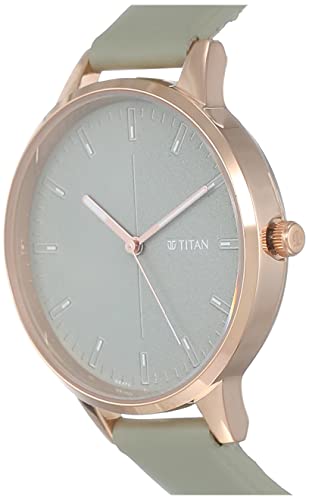 Titan-Womens-Precision-Simplicity-Analog-Watch-Green-Gradient-Dial-with-Leather-Strap-NS2648WL01