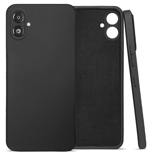 Image of JOTECH Back Case Cover for Samsung Galaxy F14 5G | Full Camera Protection | Soft TPU Flexible Shockproof Mobile Back Cover -Black