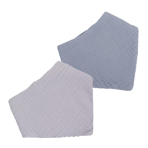 SWOOMEY 2 Piezas Toalla de saliva de algodón engrosado destete baberos bandana baba Baberos de babeo muselina babear baberos para babero recién nacido algodón