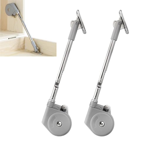 LIKERAINY 90 Grados Soft-Open Soporte de Tapa de Apertura Suave para Puertas Batientes de Armarios Puntal de Apertura Hacia Abajo Mecanismo de Bisagra del Amortiguador Paquete de 2