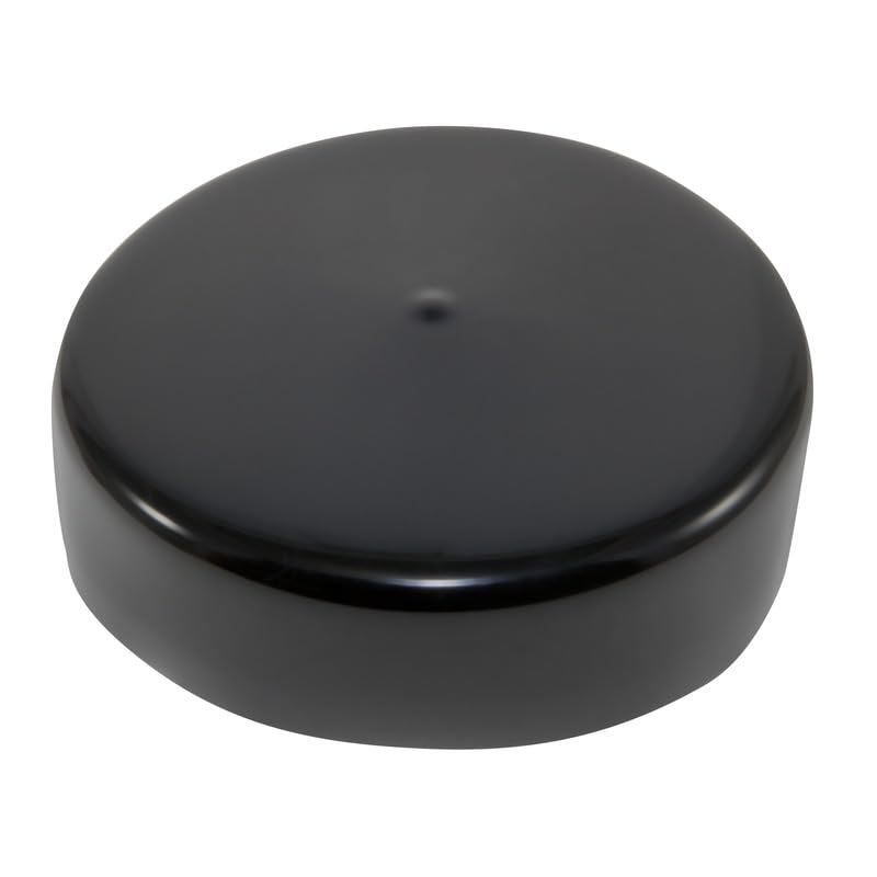 Image of Caplugs VC-2750-16 VC Series - Plastic Round Cap, 12 Pack, Black Vinyl, 2.75 inch W x 1.00 inch L, Protective Closures, Thread Protectors, Dust and Moisture Seals, Masking, Plating, Color Coding (99390247)