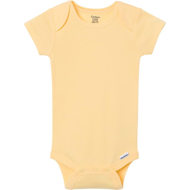 Image of Gerber Baby Girls' 8-pack Short Sleeve Onesies Bodysuits