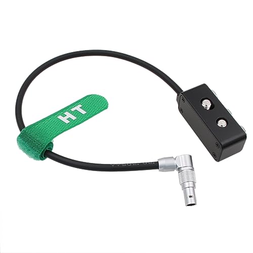 Divisor de potencia de cámara triple con conector en ángulo recto macho de 2 pines 3