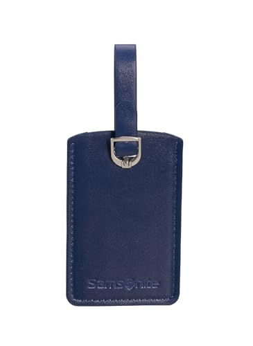 Samsonite Global Travel Accessories - Gepäcketikett, 2er-Pack, Blau (Midnight Blue)