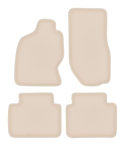 Tapis de voiture Nissan Terrano II velours beige pour trajets en famille et voyages