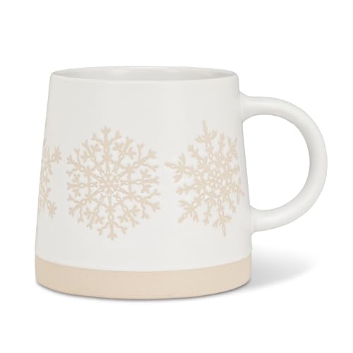Taza Stoneware Abbott Collection 14 oz Snowflake