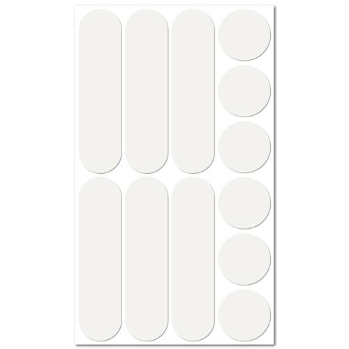 Fatto in Francia B REFLECTIVE Éco Multi, Kit 12 Adesivi rifrangenti/Riflettenti, Sicurezza e visibilità di Notte, Adesivo Universale per Bicicletta/Passeggino/Casco/Moto/Motorino/Giocattoli, Bianco
